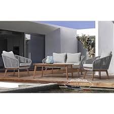 Divanetto inout 102 a 2 posti in okumè laccato bianco per esterni. Salotto Giardino Shabby In Legno Con Divano E 2 Poltrone Da Esterno Roma 8 Arredo Giardino