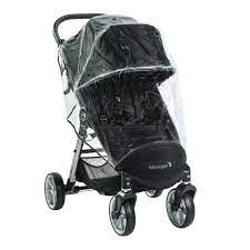 Baby Jogger City Mini 2 4 Wheels Rain Cover Clear Kidinn