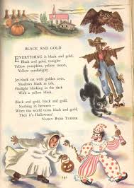 From 1949 Edition Childcraft Books Halloween Poems Halloween Prints Retro Halloween