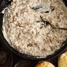 Image result for sausage gravy biscuits