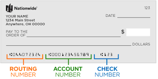 Image Result For What Portion Of Number On Check Are The Account Accounting Bank Check Bank Of America