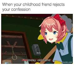 Self care is like taking a bubble bath and reading or putting on a lot of makeup if you like it or a nice warm nap I Provide The Dankest Doki Doki Literature Club Memes 9gag