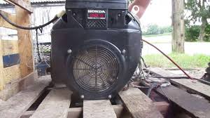 First run of the allen millyard v twin engine constructed from two honda ss50 engines to power the millyard honda ss100 being. 20 Hp Honda V Twin Engine Gx620 Youtube