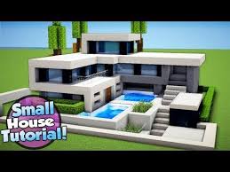 How To Build A Small Modern House In Minecraft Step By Step Minecraft How To Build A Small Modern House Tutorial 16 Minecraft Servers View Modern Minecraft Houses Minecraft House Designs Easy Minecraft Houses