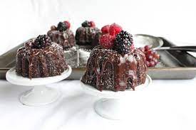 In this video, i take two mug cake / ramekin cake recipes and compare the taste and texture of cooking it in the microwave versus making it in a dash mini. Mini Chocolate Bundt Cakes