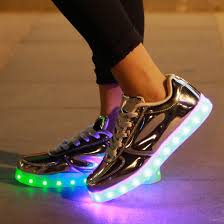 Shoes Led Shoes Silver Led Shoes Light Up Shoes Led Shoes Female Led Shoes Womens Led Shoes Girls Led Shoes Adult Dancing Led Shoes Light Shoes Silver Shoes Blouse Mentalic Silver Led