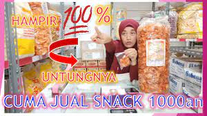 Snacks come in a variety of forms including packaged snack foods and other processed foods. Usaha Snack Serba 1000 Bisa Untung Hampir 100 Peluang Usaha Snack Keripik Singkong Rujak Youtube