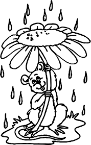 Cool Mouse April Shower Coloring Page Coloring Pages Coloring Pages For Boys April Showers