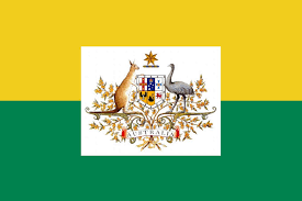 National Colors Of Australia And Commonwealth Coat Of Arms Banda