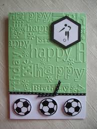 (214) make them feel especially loved by sending them one of our personalised football birthday cards. Soccer Themed Card Birthday Cards Diy Birthday Cards For Men Kids Birthday Cards