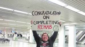 I bet she was only away for a few days and already the kids aren't either wearing underwear anymore. Funniest Airport Welcome Home Signs Page 4 Bon Voyaged