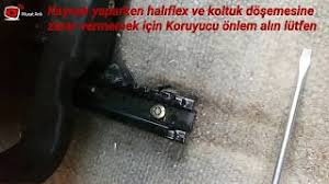 renault 9 broadway koltuk kizak vida basi yalama olursa nasil sokulur youtube