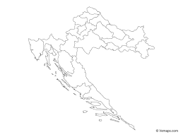 Its capital is zagreb, located in the north. Vector Maps Of Croatia Free Vector Maps