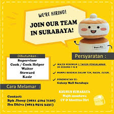 Instruksi melamar melalui web/formulir online. Loker Surabaya Pan Co Japanese Fluffy Pancakes Cafe Facebook