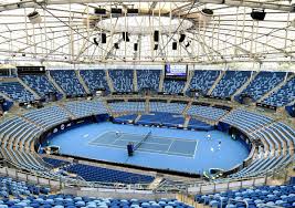 Many, though not all, of these venues actually contain the words olympic stadium as part of their names, such as stadiums in amsterdam, berlin, helsinki and paris. Ken Rosewall Arena Sydney Olympic Park Tennis Centre Austadiums
