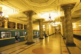 It serves the russian cities of st. Metro Von St Petersburg