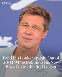Brad Pitt's haircut is taking us back to the 2000s—and we are swooning.  Click the link below to see the buzz cut that has us doing a double-take ⬇️.