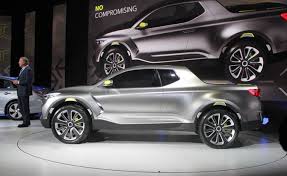 Some of the changes we have done to this santa cruz are the extended fenders to widen the body, lift it couple inches to fit the new meaty tires and added a hood scoop for that extra air in the engine bay. 2016 Hyundai Santa Cruz Concept Video First Look Autoguide Com News