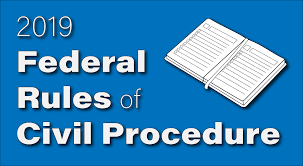 2019 Federal Rules Of Civil Procedure Court Deadlines
