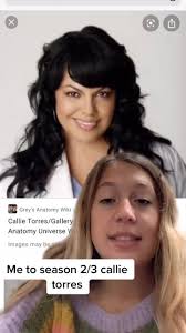 Why did they do her so dirty with those bangs, eyebrows, and eye makeup  #greysanatomy #greys #callietorres #fyp