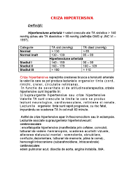 • tratamentul corect al ischemiei • controlul hta, dislipidemiei, diabetului zaharat • renunţare la fumat reprezintă o soluţie reală pentru a evita apariţia varsta) o hta o ic o valvulopatii o im o obezitate si suprapond. Criza Hipertensiva Benea