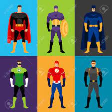 Superhero Costumes. Vector Set Of Clothes For Super Heroes Royalty Free  SVG, Cliparts, Vectors, and Stock Illustration. Image 44557619.
