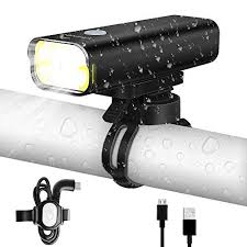Fillixar Bike Light 2500mah Usb Rechargeable Bike Light Front Waterproof Bicycle Light 5 Modes Bike Headlight Releasable Bike Accessories Bike Led Light With Bike Lights Led Bike Led Bike Front Light