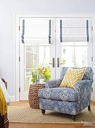 This window treatment ideas french doors 419 381 2700 images appears inviting and gorgeous. Window Treatments For Tricky Doors Better Homes Gardens
