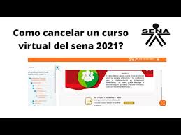 Maybe you would like to learn more about one of these? Como Cancelar Un Curso De Sofia Plus Sena 2021 Facilmente Youtube