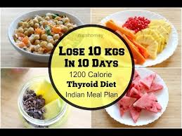 Thyroid Diet How To Lose Weight Fast 10 Kgs In 10 Days Indian Diet Plan Indian Meal Plan
