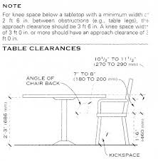 dining table dimensions