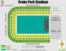 seating map of croke park heading to bruce springsteen in