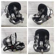 Check Out This Item In My Etsy Shop Https Www Etsy Com Listing 757141403 Baby Car Seat Cover Black And White Baby Car Seats Car Seats Carseat Cover