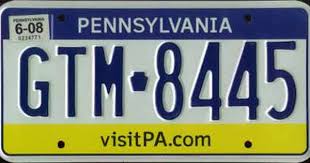 Pennsylvania License Plate Pennsylvania License Plate Art