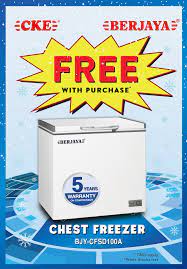 This is the cke restaurants company profile. Free Berjaya Chest Freezer With Purchase Promotion Cke Holdingscke Holdings