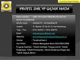 Text of contoh profile sekolah. Sekolah Smk Yadika 11 Red Pastel E