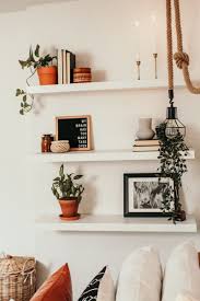 Simple Floating Shelves Decor In 2020 Floating Shelf Decor Shelf Decor Bedroom Shelf Decor Living Room
