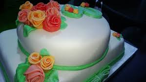 Cakes Birthday Green White Flower Roses Ribbon Torta Di Compleanno Verde Bianca Con Fiori Rose E Fiocco Pdz Mmf Torte Di Compleanno Torte Cakes