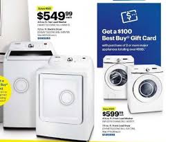 Buying a matching washer and dryer is about more than just aesthetics, though, since both machines will have capacity and functions that pair together to make laundry day more efficient. Washer Dryer Black Friday 2020 Kenmore Samsung Ge Lg Appliance Deals Funtober
