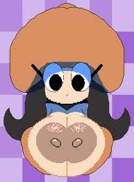 animated areolae big breasts bouncing breasts breast squeeze  breasts breasts bigger than head breasts out cubesmolly hat huge breasts  humanoid looking at another looking at viewer loop mushroom mushroom