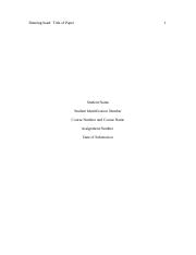 Only use different typeface in figure descriptions, in that case, use a font between 8 and 14 points. Apa Format Template For A 5 Paragraph Essay Running Head Title Of Paper 1 Student Name Student Identification Number Course Number And Course Name Course Hero