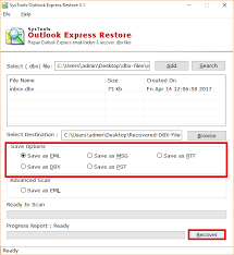 Free Dbx Recovery Tool To Repair & Restore Outlook Express Emails