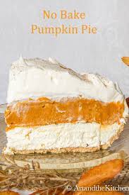 Pumpkin cake with cream cheese frosting. No Bake Triple Layer Pumpkin Pie Art And The Kitchen
