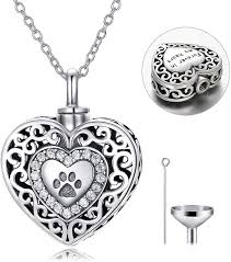 The best way to figure out how to open the pet cremation pendant or pet cremation bead is to thoroughly read the description of the product. Peimko Sterling Silver Dog Urn Necklace For Ashes Pet Cremation Jewelry Forever In My Heart Elephant Charm Necklace Diamond Necklace Set Lucky Charm Necklace