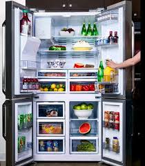 Dacor Dtf364 Silo Fridge Freezer Open Jpg Dacor French Door Refrigerator Interior Design Kitchen Small