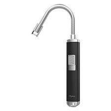 Megainvo Candle Lighter Long Lighter Plasma Usb Rechargeable Arc Lighter Windproof Flameless Electronic Lighter For Candle Lighters Usb Rechargeable Arc Light