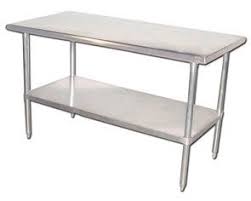 Stainless Steel Commercial Work Prep Table 30x72x35 75 Great Price And Extra Shelves Available Restaurant Kitchen Commercial Kitchen Stainless Steel Table