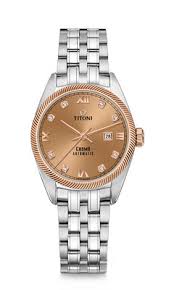 Authentic vintage titoni airmaster 25 jewels rotomatic automatic parts watch. Titoni Cosmo Ladies Watch Titoni Of Switzerland
