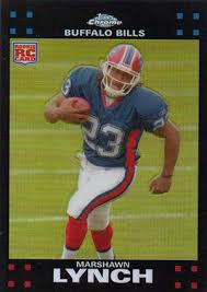 Lynch received a red card for his antics, and didn't take his punishment kindly. Marshawn Lynch Cards Rookie Card Checklist And Memorabilia Guide