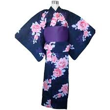 Traditional Japanese Kimono Yukata Y115b Black Pink Rose Flower Obi Liked On Polyvore F Traditional Japanese Kimono Japanese Traditional Japanese Kimono